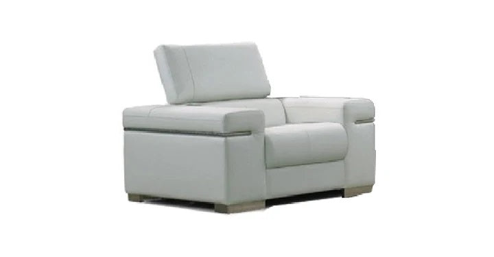 Soho Chair in White Leather